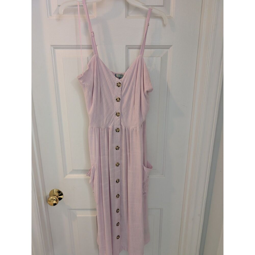 Good Luck Gem Pink Midi Dress - Size 1X